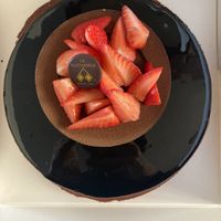 “100% xoco”, pastel vegano  at La Pastisseria in Barcelona