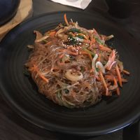 Vegetable japchae  at Hanjan Oliver in Edmonton