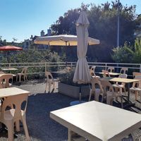 Outdoor seating at Doki Doki in Lausanne