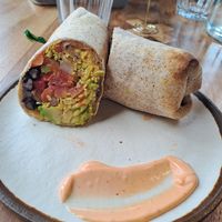 Vegan breakfast burrito!  at Harvest in Halifax