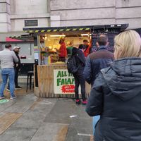 Stand at All That Falafel - Food Stand in South East London