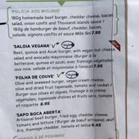 burgers  at Cocos in Foz Do Arelho