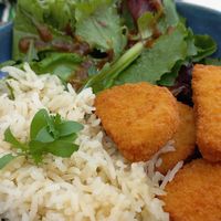 Vegan nuggets at Cocos in Foz Do Arelho