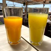 fresh juices at Cocos in Foz Do Arelho