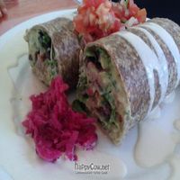 Jose burrito at Leaf Organics in Los Angeles