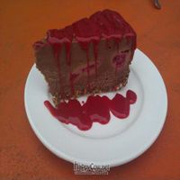 Raspberry Chocolate Cake at Leaf Organics in Los Angeles