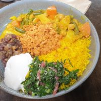 Vegan curry at Home Grown on Piper in Kyneton