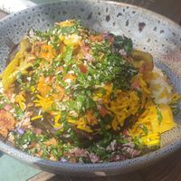 Extravagant Eggplant vegan option at Home Grown on Piper in Kyneton