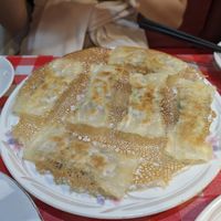 Vegetable gyozas at Takamiya Hanten in Fukuoka