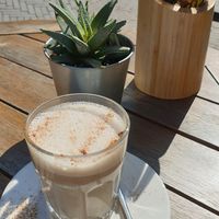 Chai latte met havermelk at Stek in Venlo
