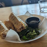 Vegan spring rolls at KCH - 古晉 in North Perth