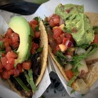 The taco lite and taco portobello...delicious!!! at El Torazo in Bellflower
