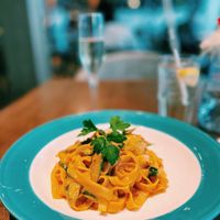 Creamy artichok, spinach and asperagus pastas at Oolaa - Stanley St in Hong Kong Island
