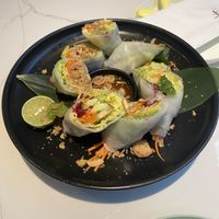 Vietnamnees veggie rolls. So fresh!    at Oolaa - Stanley St in Hong Kong Island
