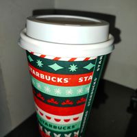 Warm soy milk at Starbucks in Jakarta