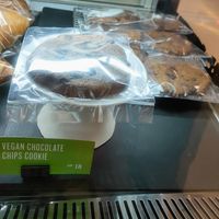 Vegan chocolate chip cookie at Starbucks in Jakarta