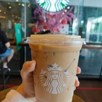 Almond Hazelnut Latte at Starbucks in Jakarta