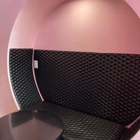 Interior seating at 27 Club Coffee in Cleveland