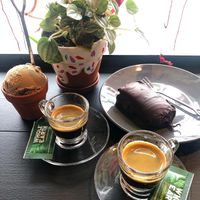 Ice cream, espresso, hoho #Veganuary at Moo-Over in Fort Wayne