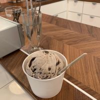 Macchiato chip and ultimate Oreo vegan ice cream at Freshie's Ice Cream in Lexington