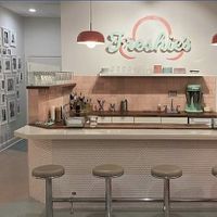 A fun old fashioned soda fountain look at Freshie's Ice Cream in Lexington