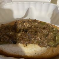 Vegan Philly cheesesteak  at JMT Vegan Eats in Virginia Beach