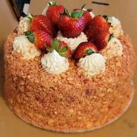 Strawberry Shortcake for my Birthday 😍 at JMT Vegan Eats in Virginia Beach