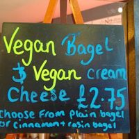 Vegan Bagels at No Filter Coffee in Lytham St Annes