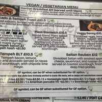 Also vegan monthly specials on main menu   at No Filter Coffee in Lytham St Annes