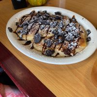 Chip off the o’le block pancakes  at Cheezy Vegan in Woodlyn