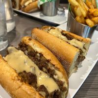 cheesesteaks at Cheezy Vegan in Woodlyn