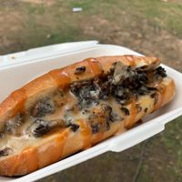 Mushroom Cheesesteak at Cheezy Vegan in Woodlyn