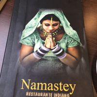 Menu  at Namastey in Faro