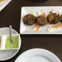 Vegetable pakora  at Namastey in Faro