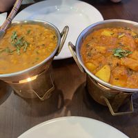 Dahl and Potato Onion Curry   at Namastey in Faro