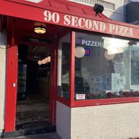 Front buildingg  at 90 Second Pizza in Washington