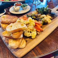 Roasted vegetables. Really tasty!  at Rustica in Moorhead