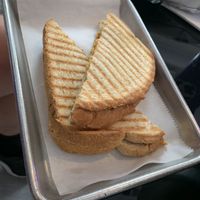 Vegan sausage, just egg, and vegan cheese panini!   at Cafe Kulture in Atlanta