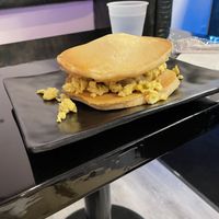 Pancake , sausage, egg sandwich  at Cafe Kulture in Atlanta