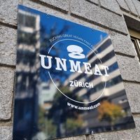 Sign at the door! at UNMEAT in Zurich