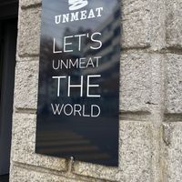 Entrance sign at UNMEAT in Zurich