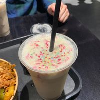 Vanilla milkshake #Veganuary at UNMEAT in Zurich