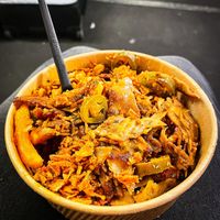 Loaded fries  at UNMEAT in Zurich