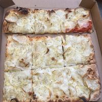 Potato vegan something. Woulda been better with sauce  at My Pie Pizzeria Romana - Lexington in New York City