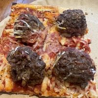 Meatball slice  at My Pie Pizzeria Romana - Lexington in New York City
