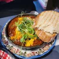 Vegan Shakshouka. at PublicUs in Las Vegas