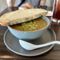 Vegan Cream of Potato Soup   at PublicUs in Las Vegas