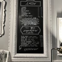 Latte menu  at Tree Town Cafe in Penfield