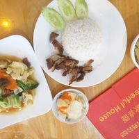 Cheerful House great mock meat at Cheerful House in Siem Reap