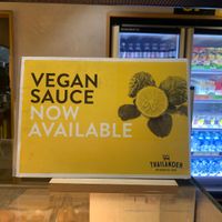 Vegan sauce!  at Thailander in Melbourne